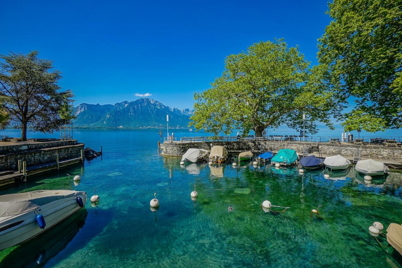 L'Eden Studio With A Balcony - Lake View Montreux Extérieur photo