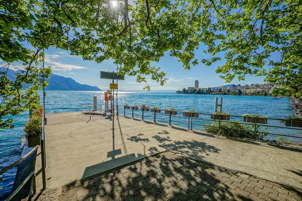 L'Eden Studio With A Balcony - Lake View Montreux Extérieur photo